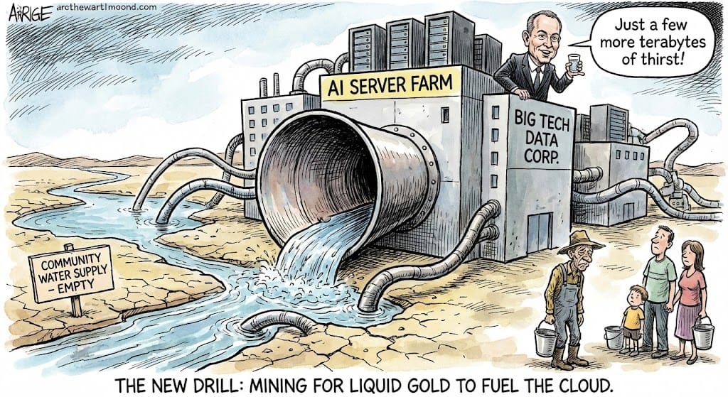 A eulogy for the human touch lost in the blinking of a server farm